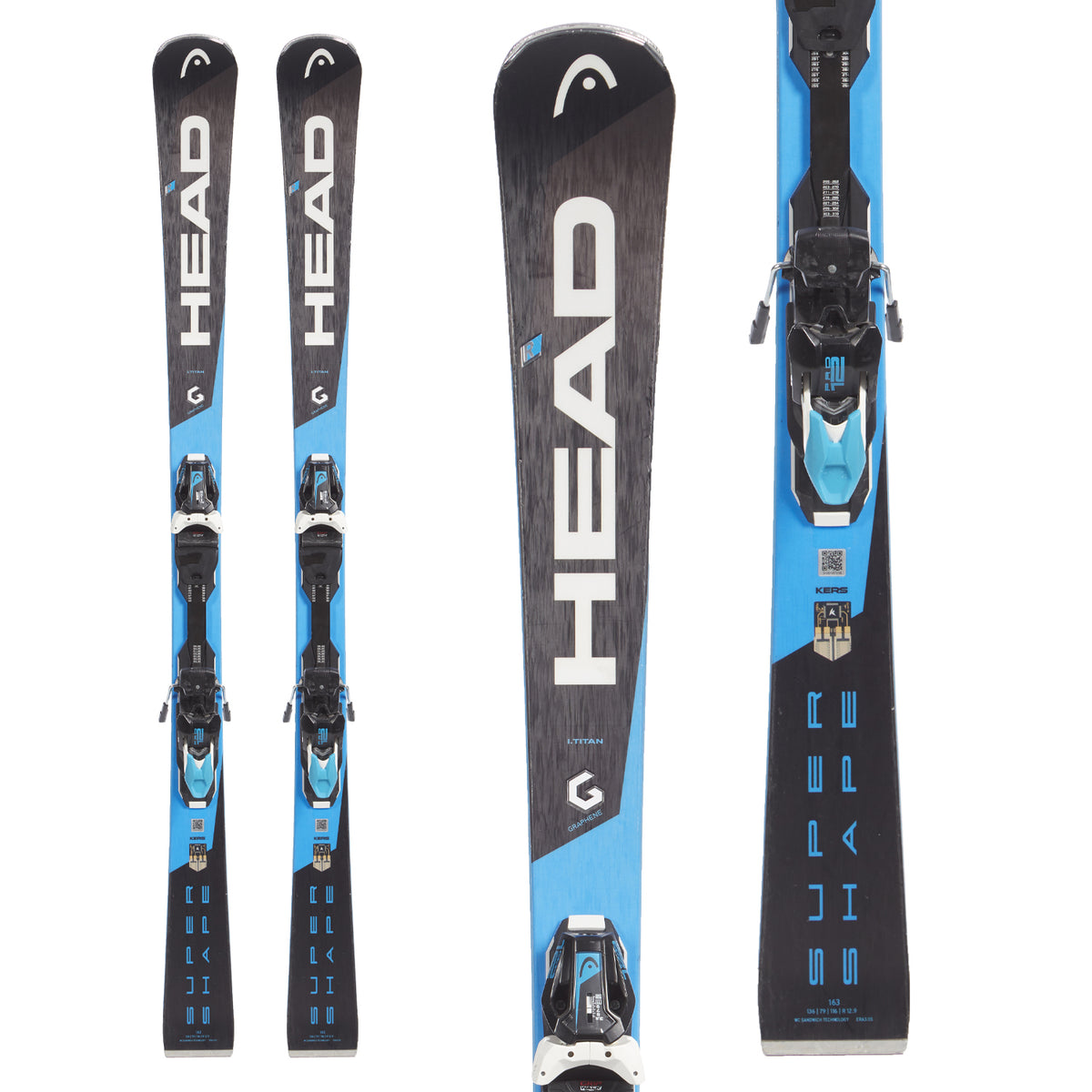 Head Supershape i.Titan Skis + PRD 12 GW Bindings 2019