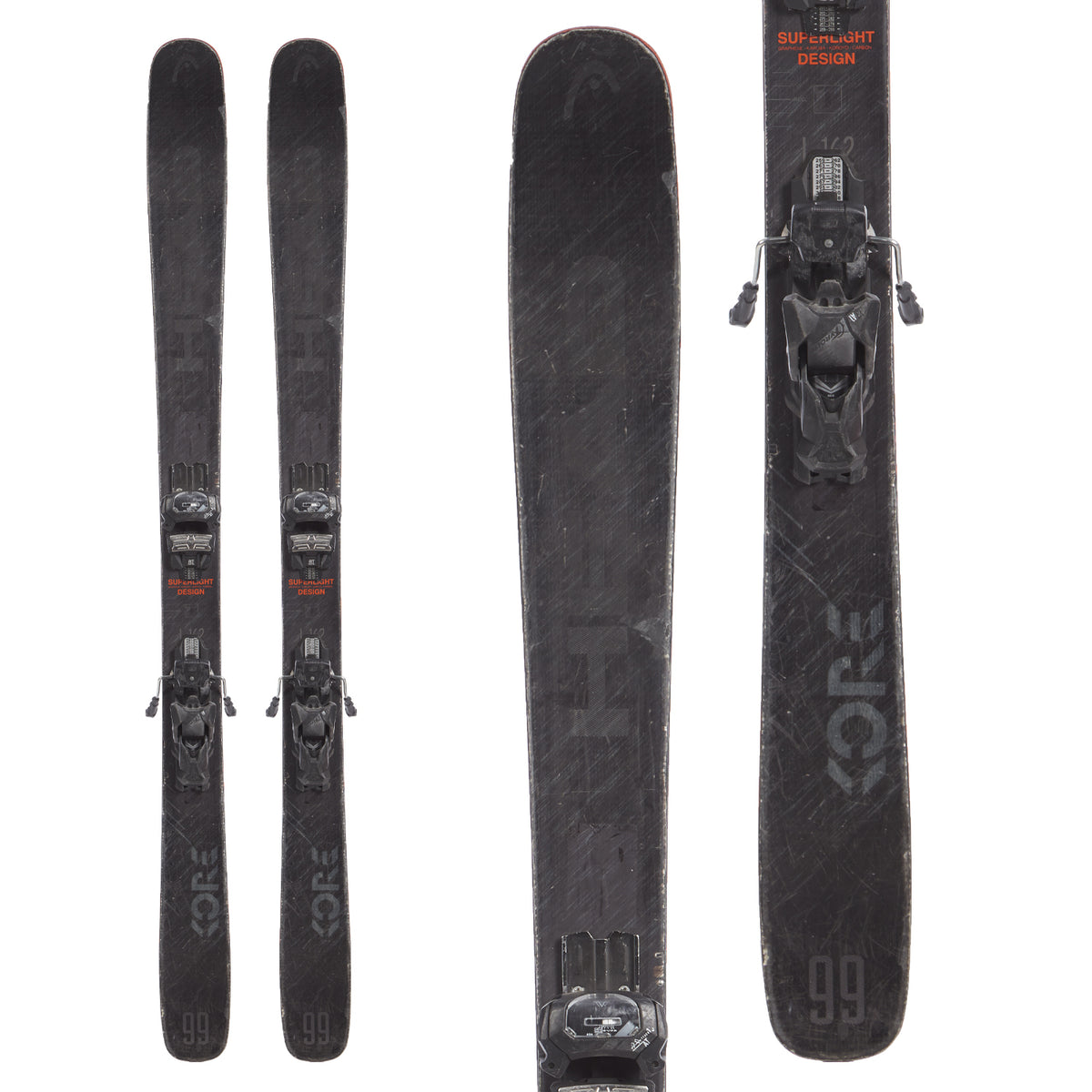 Head Kore 99 Skis + Tyrolia Attack2 11 AT Demo Bindings 2019