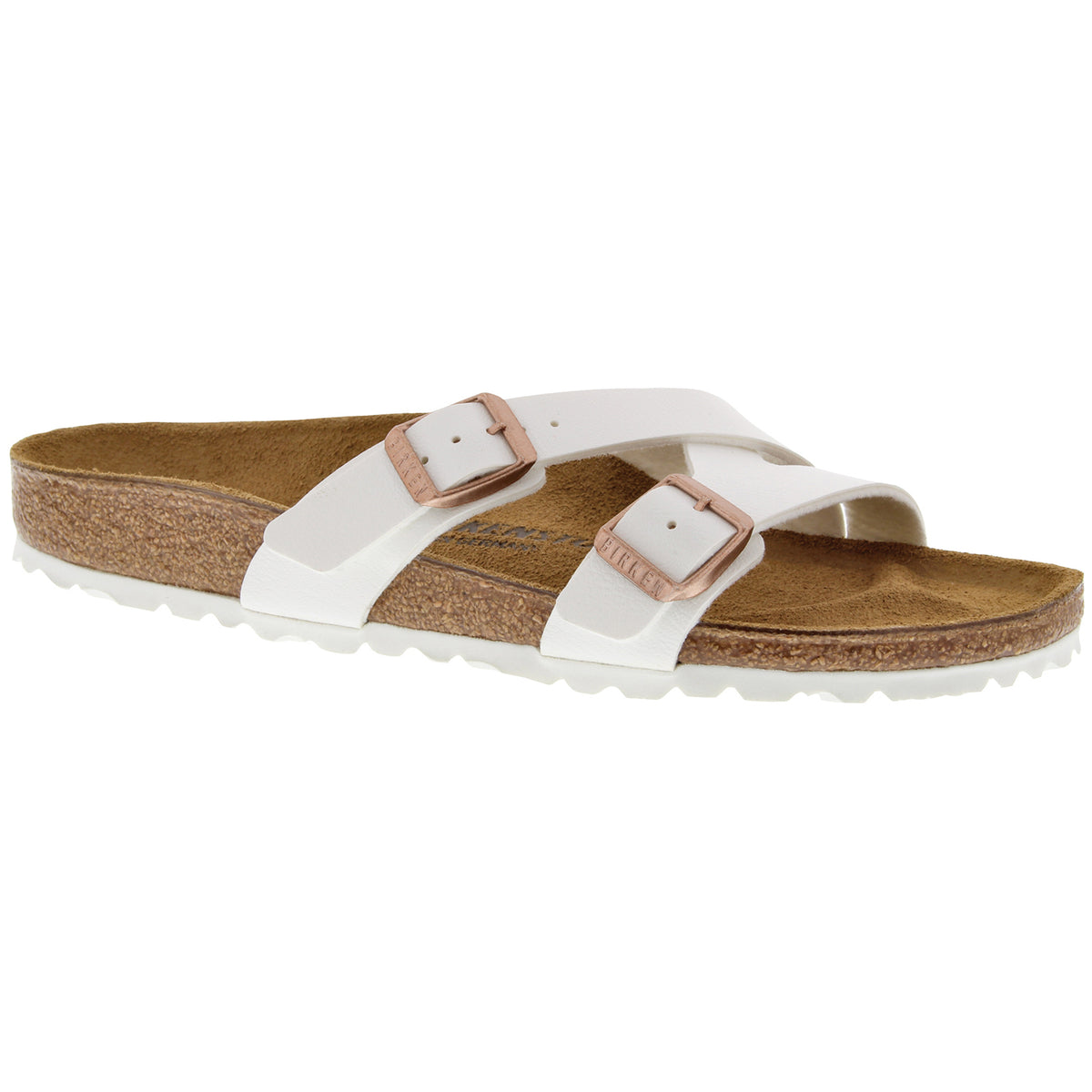 Birkenstock Yao Birko-Flor Sandals - Women's White