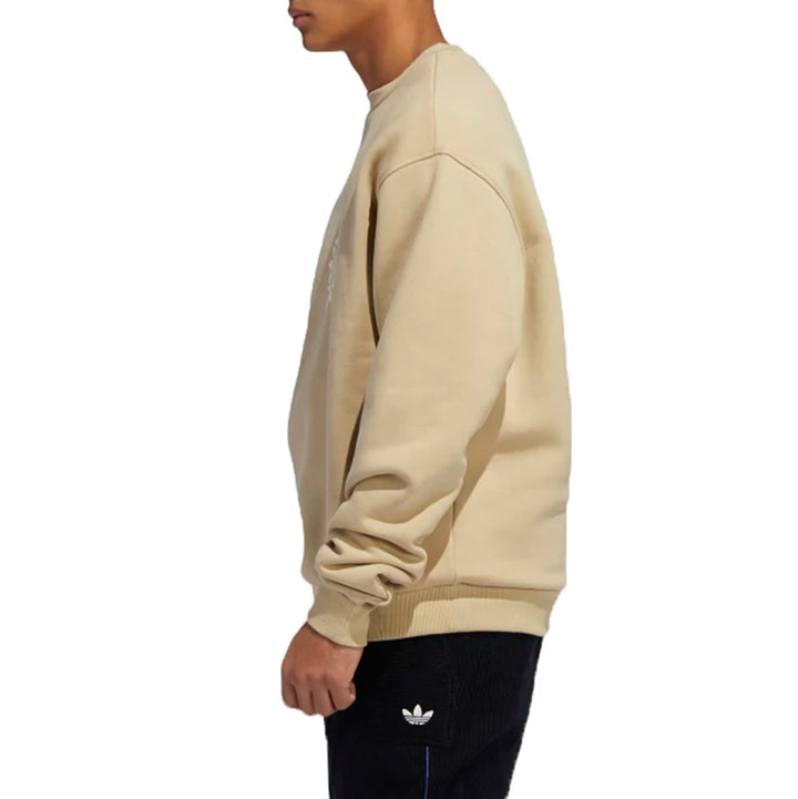 Adidas Pinwheel Crew Sweatshirt Savannah/Off White