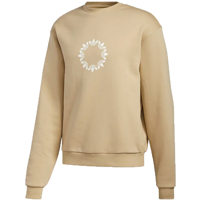 Adidas Pinwheel Crew Sweatshirt Savannah/Off White