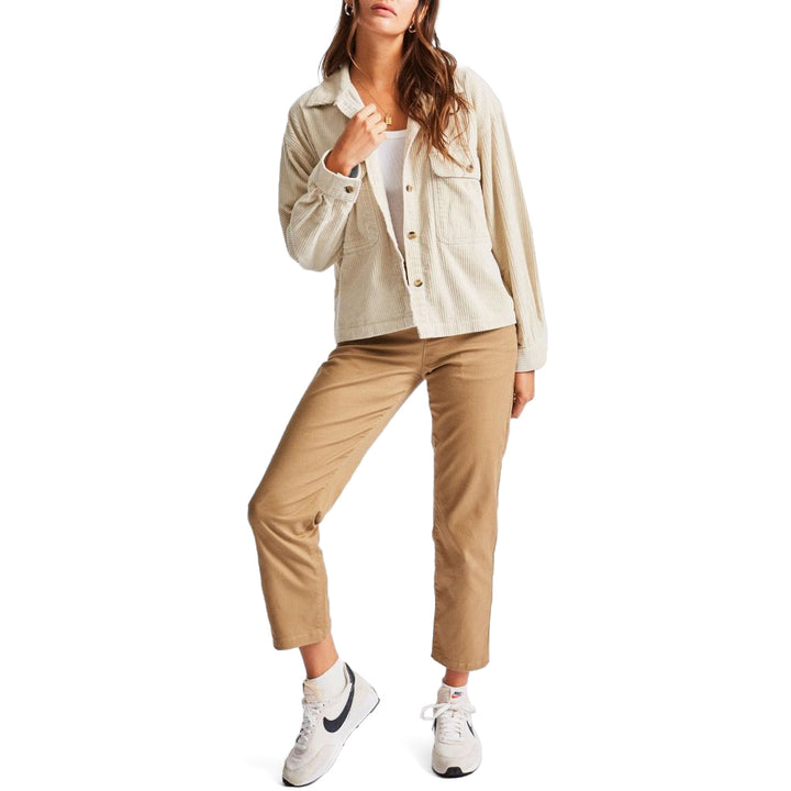 Brixton Alberta Corduroy Overshirt - Women's Natural