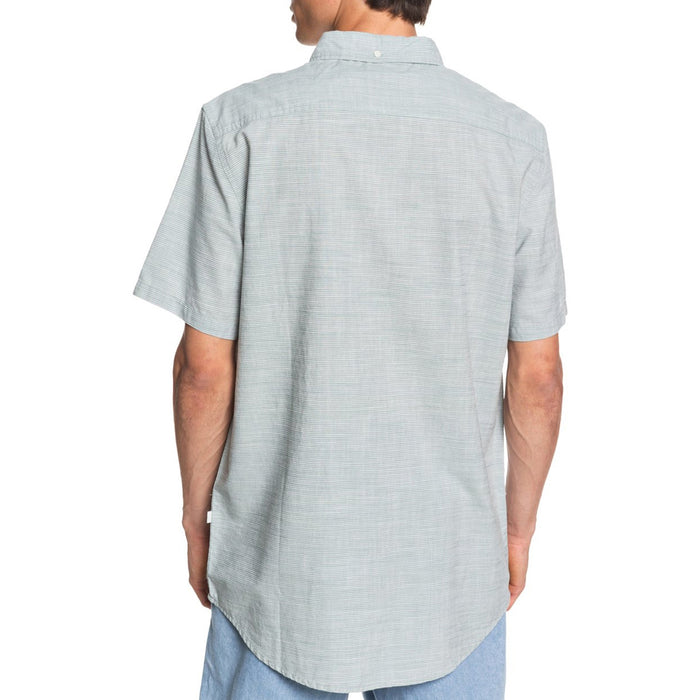 Quiksilver Firefall Short-Sleeve Regular Shirt Chinois Green