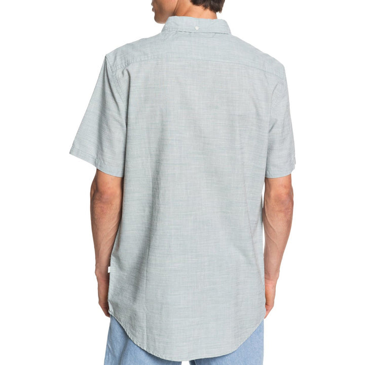 Quiksilver Firefall Short-Sleeve Regular Shirt Chinois Green
