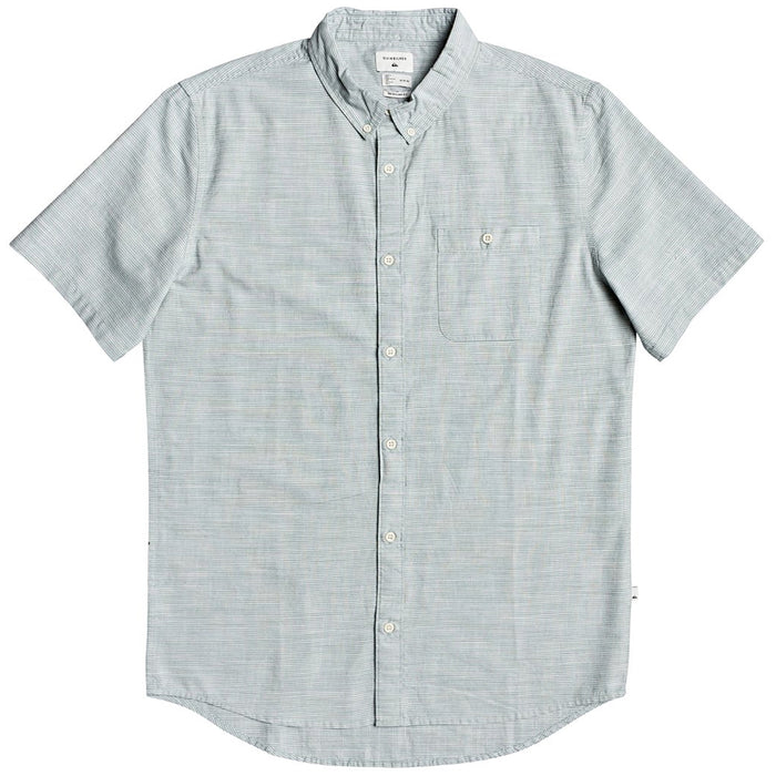 Quiksilver Firefall Short-Sleeve Regular Shirt Chinois Green
