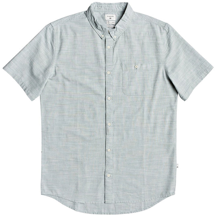 Quiksilver Firefall Short-Sleeve Regular Shirt Chinois Green