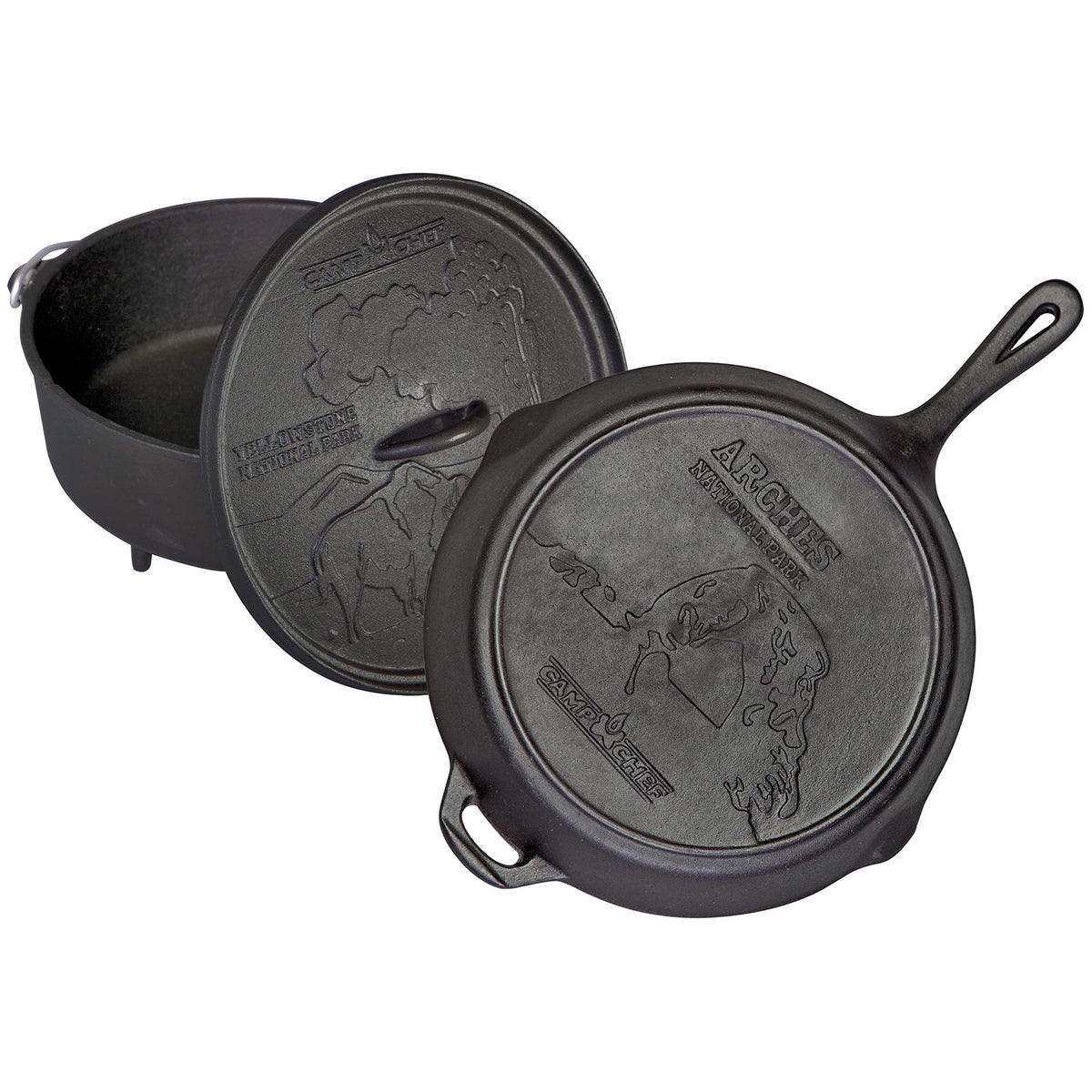 Camp Chef National Parks Cast Iron Set One Color