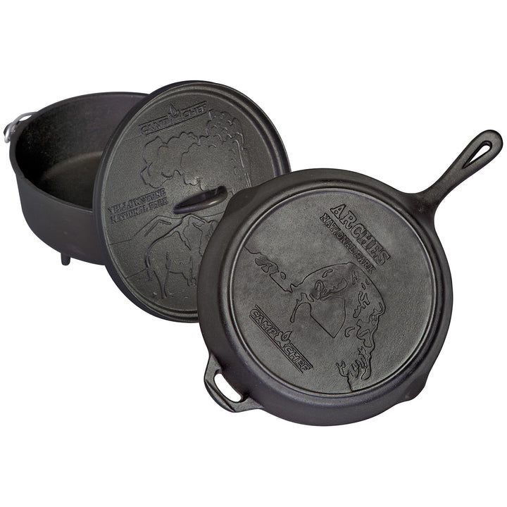 Camp Chef National Parks Cast Iron Set One Color