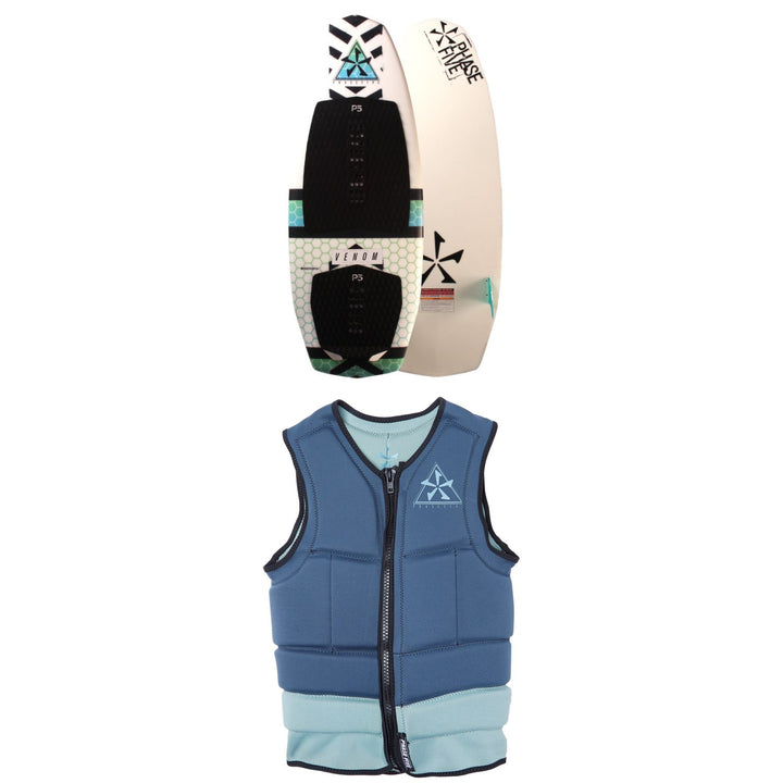 Phase Five Venom Wakesurf Board + Phase Five Mens Comp Vest