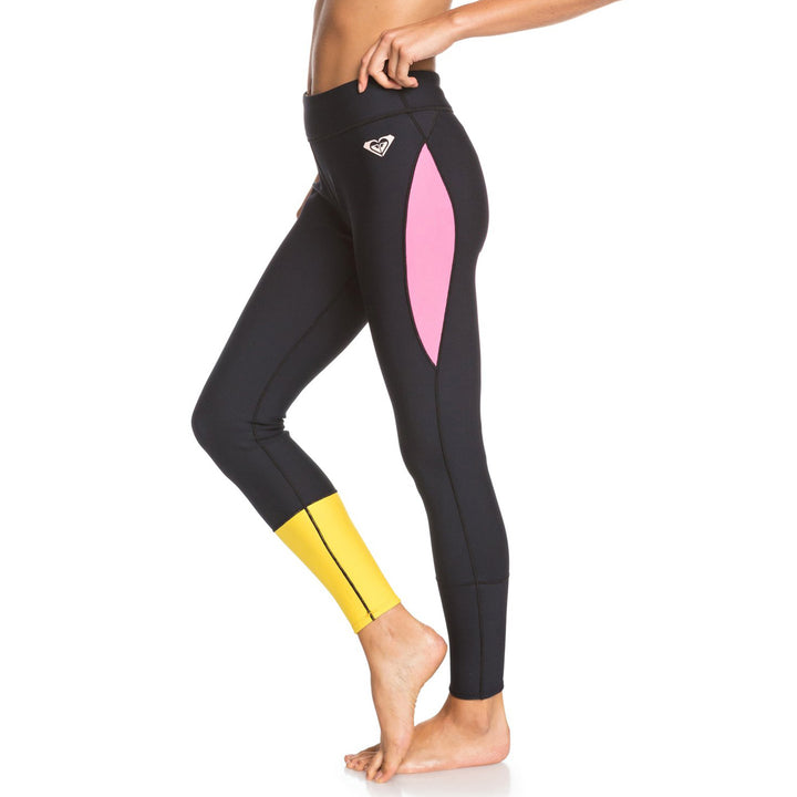 Roxy 1mm Pop Surf Capri Wetsuit Leggings - Women's Black