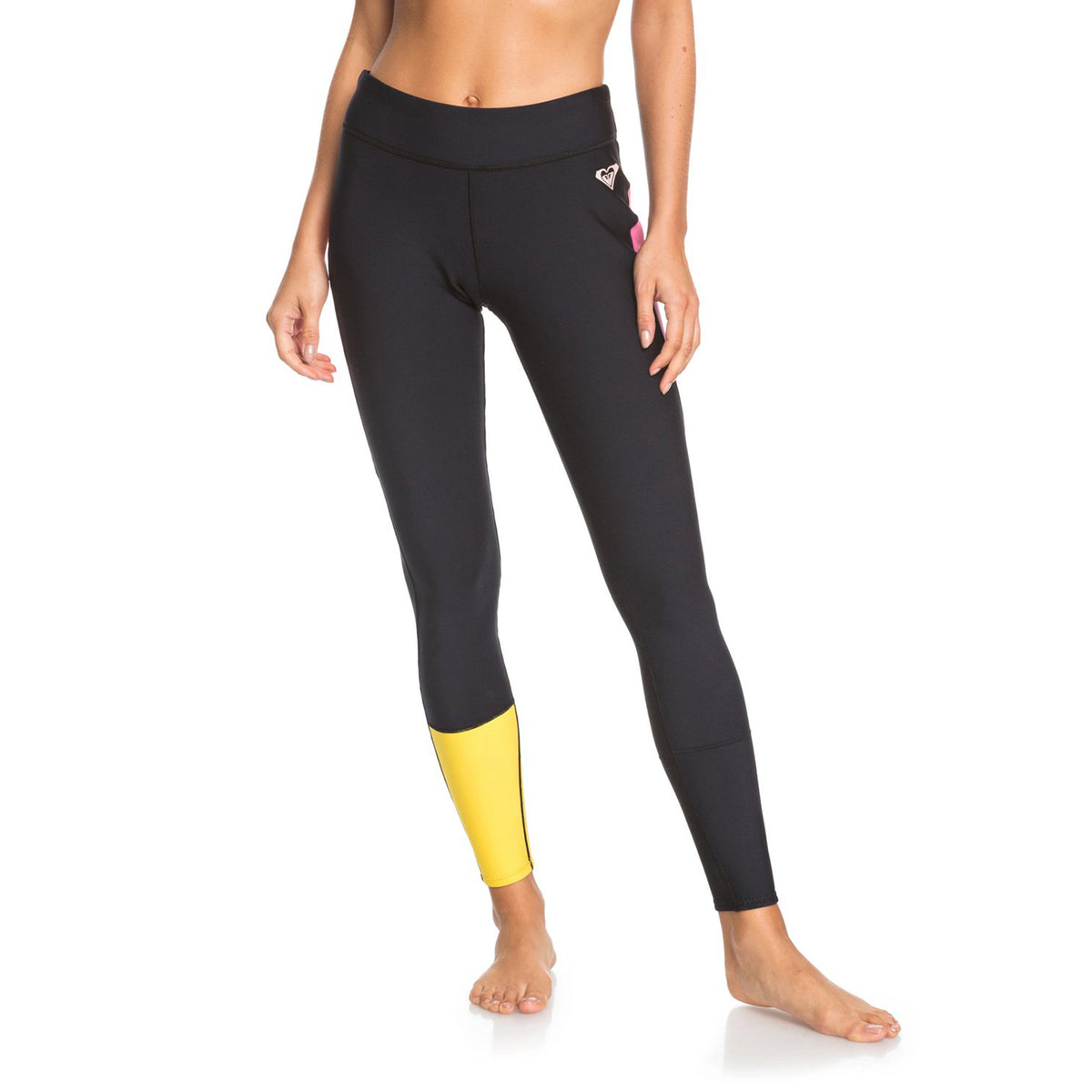Roxy 1mm Pop Surf Capri Wetsuit Leggings - Women's Black