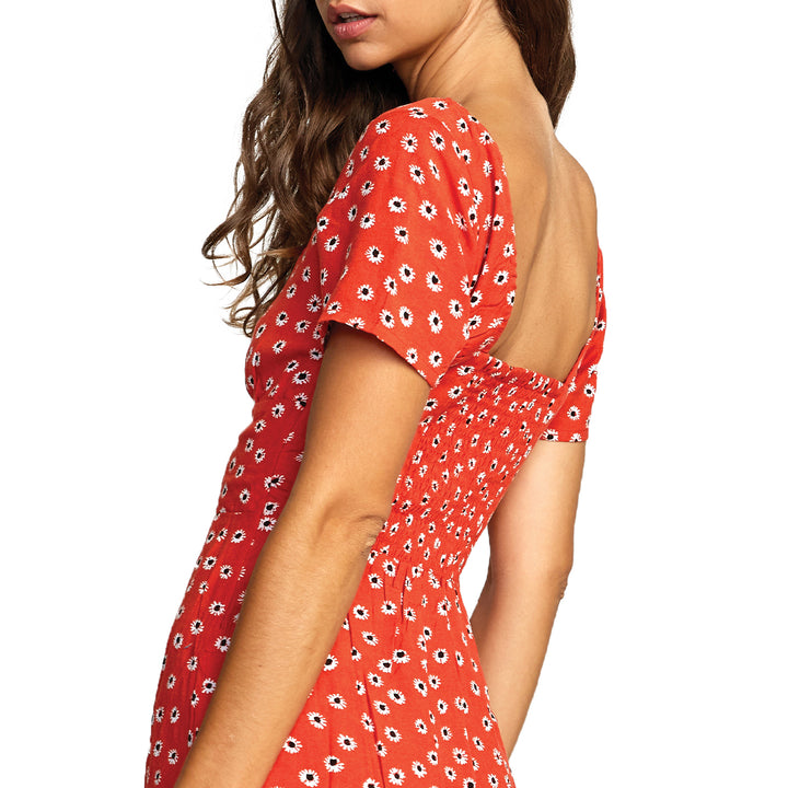 RVCA Fenced Dress - Women's Paprika