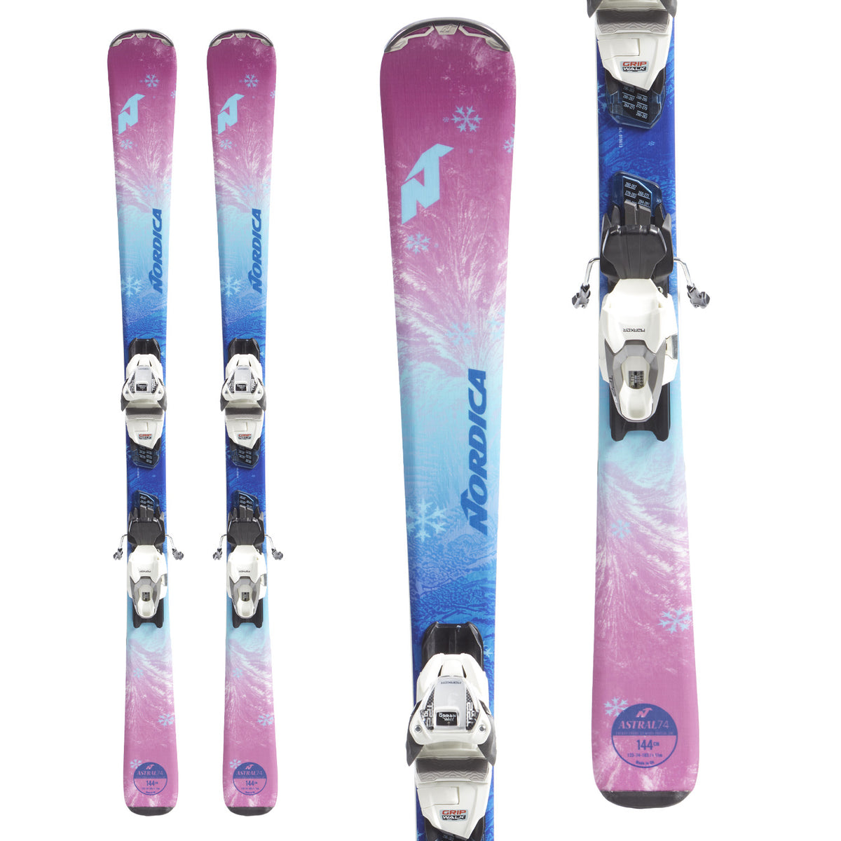 Nordica Astral 74 CA Skis + TP2 Compact 10 Bindings - Women's 2019