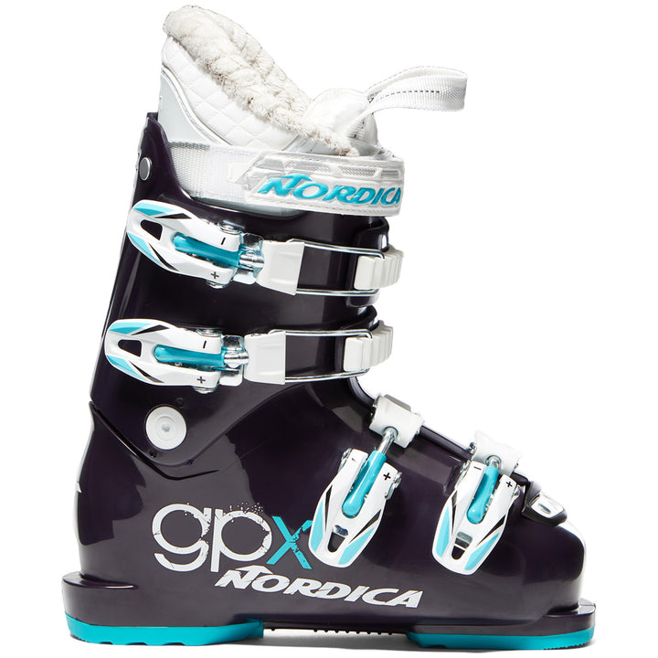 Nordica GPX Team Ski Boots - Girls' 2019 Dark Violet/Blue