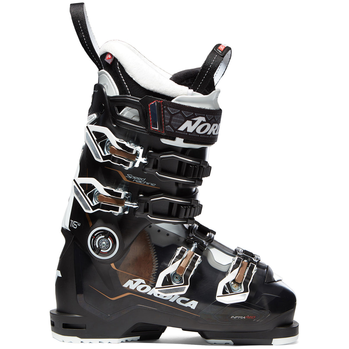 Nordica Speedmachine 115 W Ski Boots - Women's 2019 Black/Turquoise