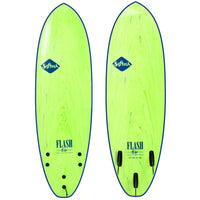 Softech Flash Eric Geiselman FCS II 6'6" Surfboard Green Marble::Green Marble