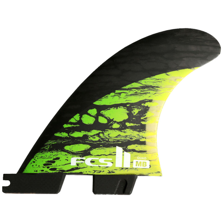 FCS II MB PC Carbon Medium Tri-Quad Fin Set