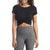 Beyond Yoga Don't Get It Twisted Reversible Cropped T-Shirt - Women's Black