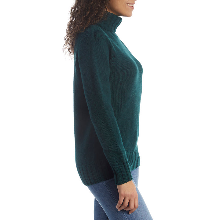 Filson Lambswool Turtleneck Sweater - Women's Emerald