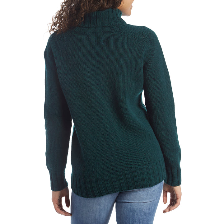 Filson Lambswool Turtleneck Sweater - Women's Emerald