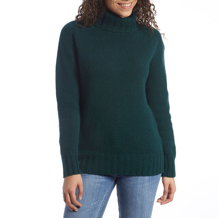 Filson Lambswool Turtleneck Sweater - Women's Emerald