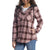 Volcom Hooded Flannel Jacket - Women's Purple Haze
