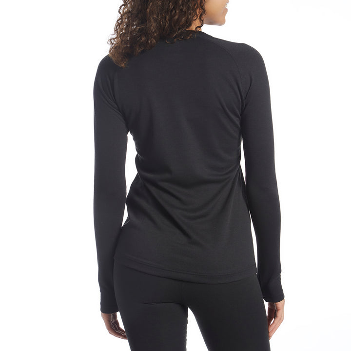 evo Ridgetop Polartec® Power Dry® Midweight Crew Top - Women's Matte Black