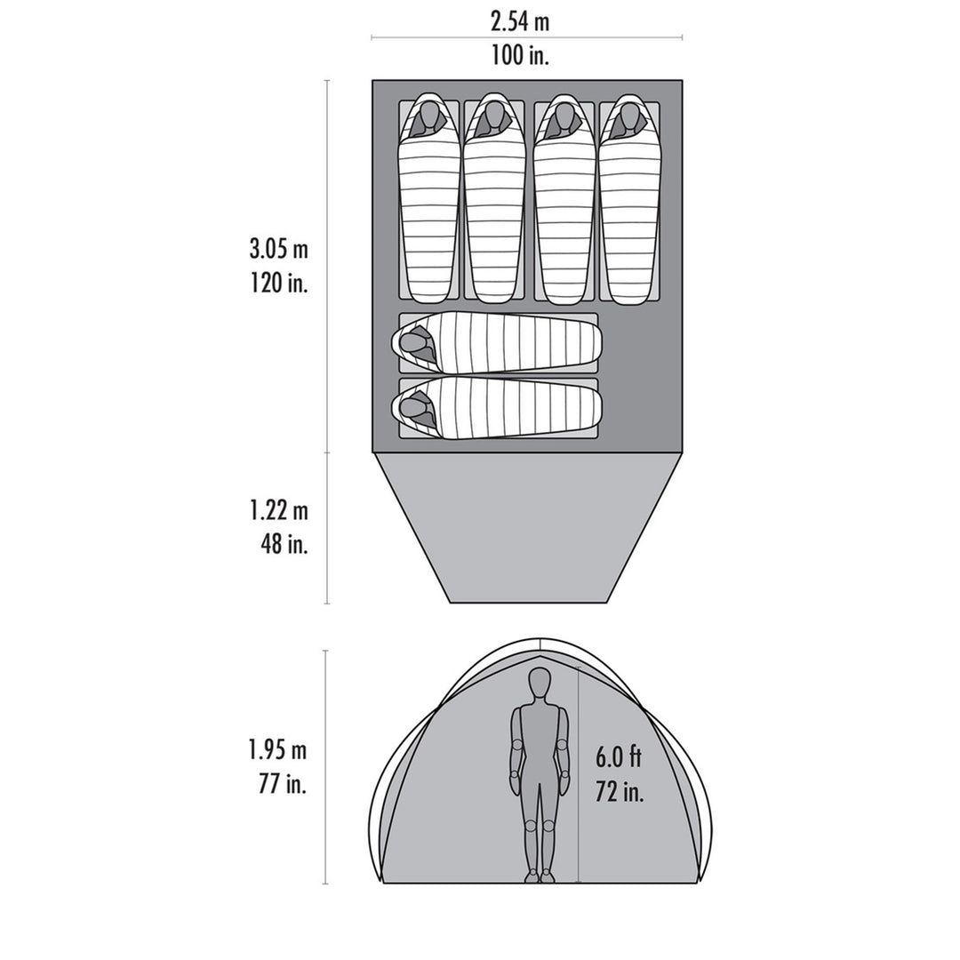 MSR Habitude™ 6-Person Tent – evo