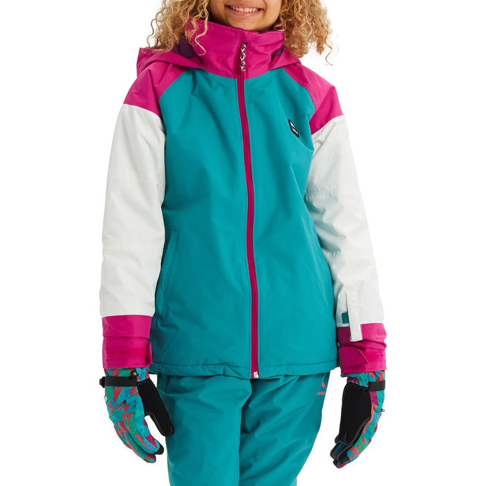 Burton Hart Jacket - Girls' Green-Blue Slate Multi