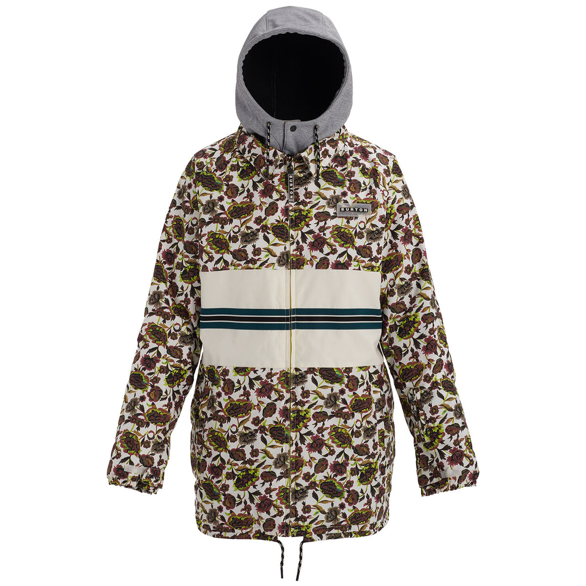 Burton Loyle Coaches Jacket - Women's Whit Floral/Stout White