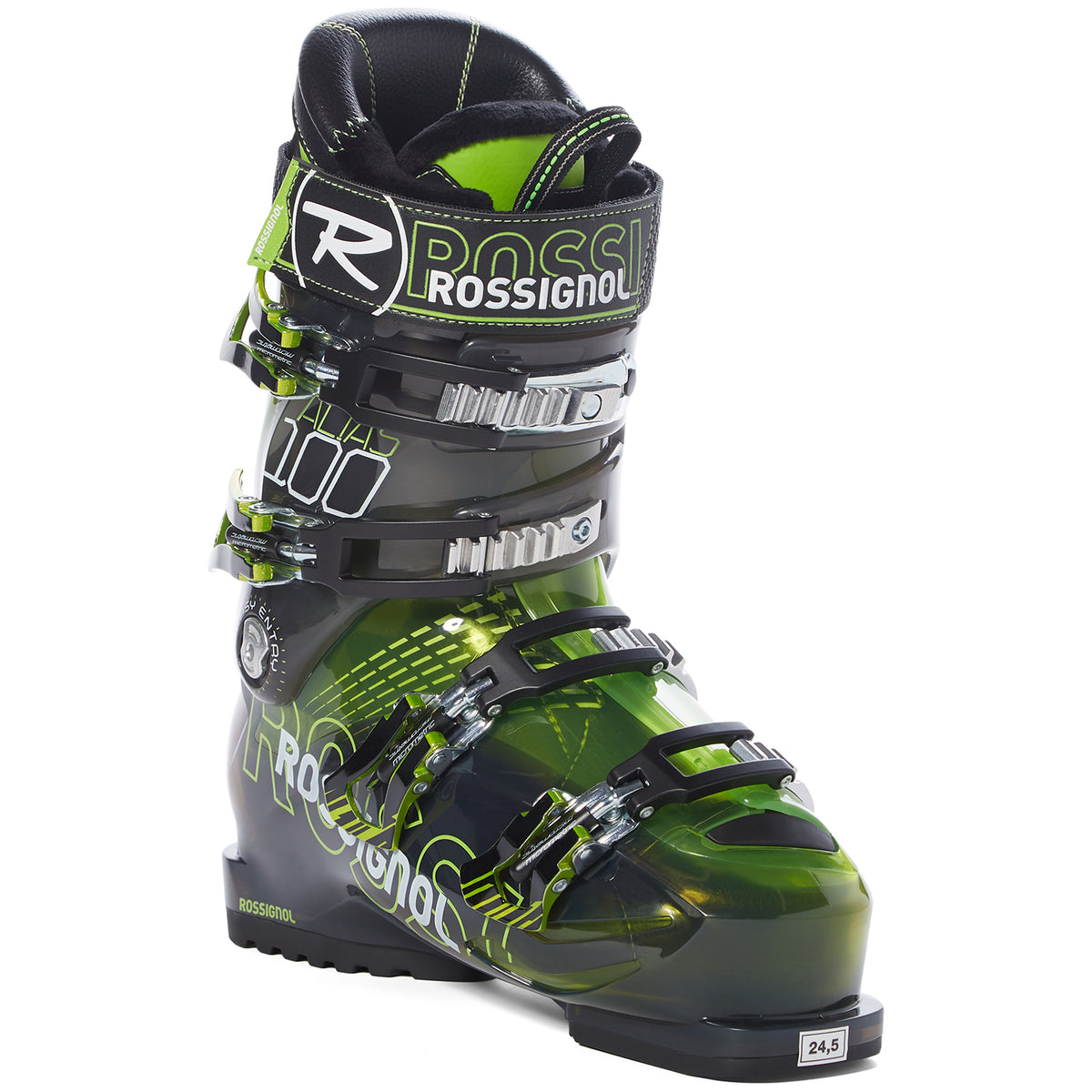 Rossignol Alias Sensor 100 Ski Boots 2016 Transparent Green