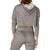 Beyond Yoga Wonders Never Fleece Super Cropped Hoodie - Women's Mid Heather Grey