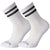 Smartwool Athletic Light Elite Stripe Crew 2-Pack Socks White/Black