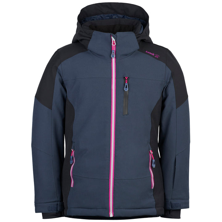Kamik Liora Jacket - Girls' Charcoal/Black