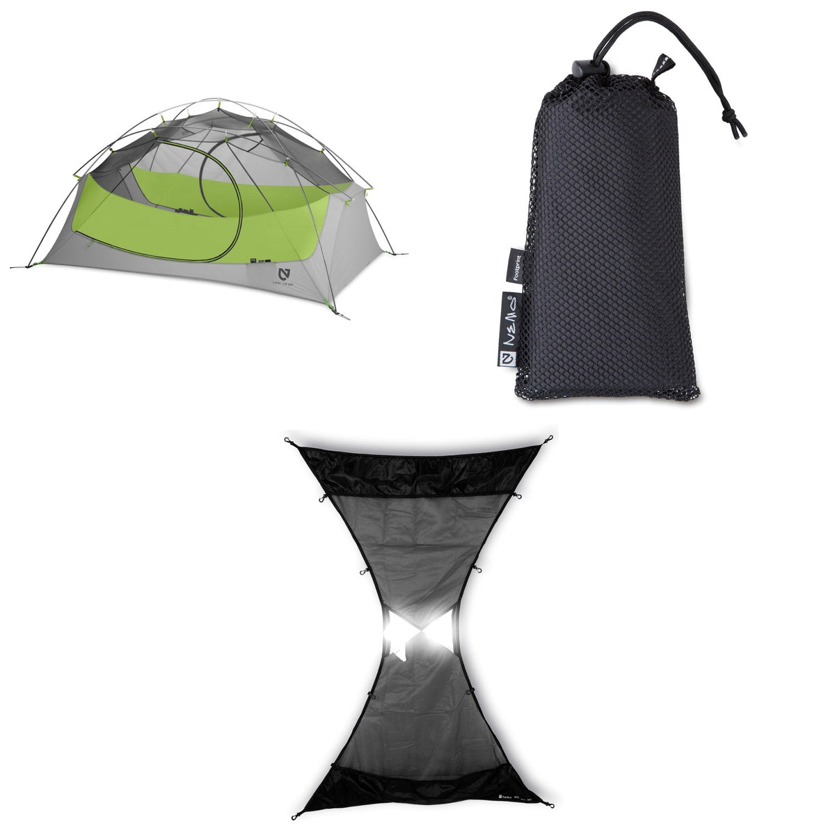 Nemo Losi 2P Tent with Footprint and Free Gear Loft