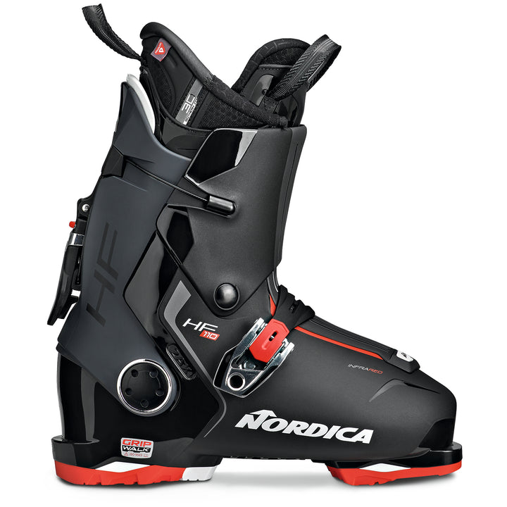 Nordica HF 110 Ski Boots 2023 Black/Anthracite/Red