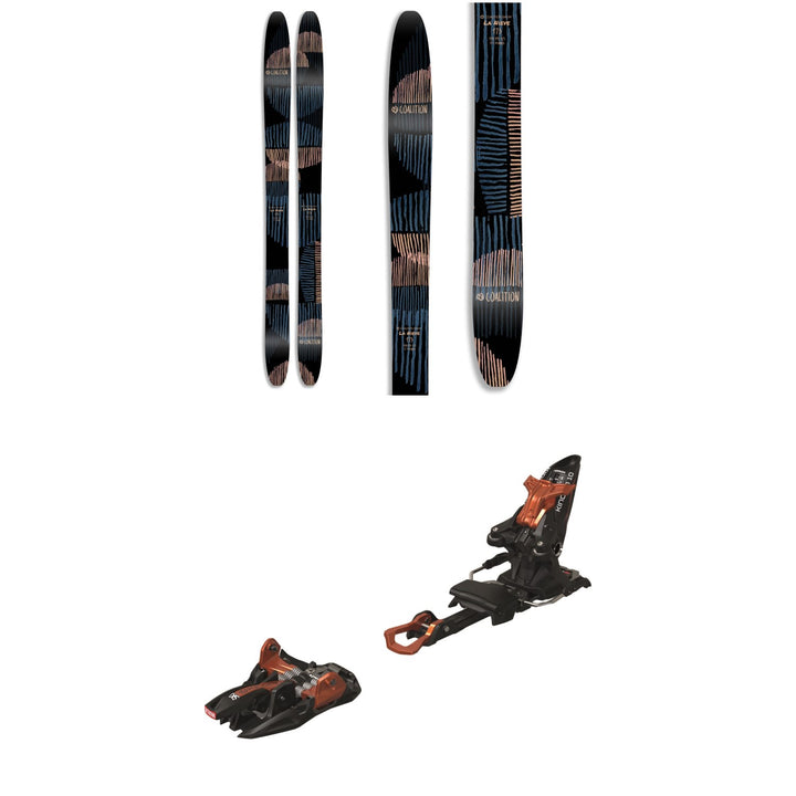 Coalition Snow La Nieve Skis 2020 + Marker Kingpin 10 Alpine Touring Ski Bindings - Women's 2020