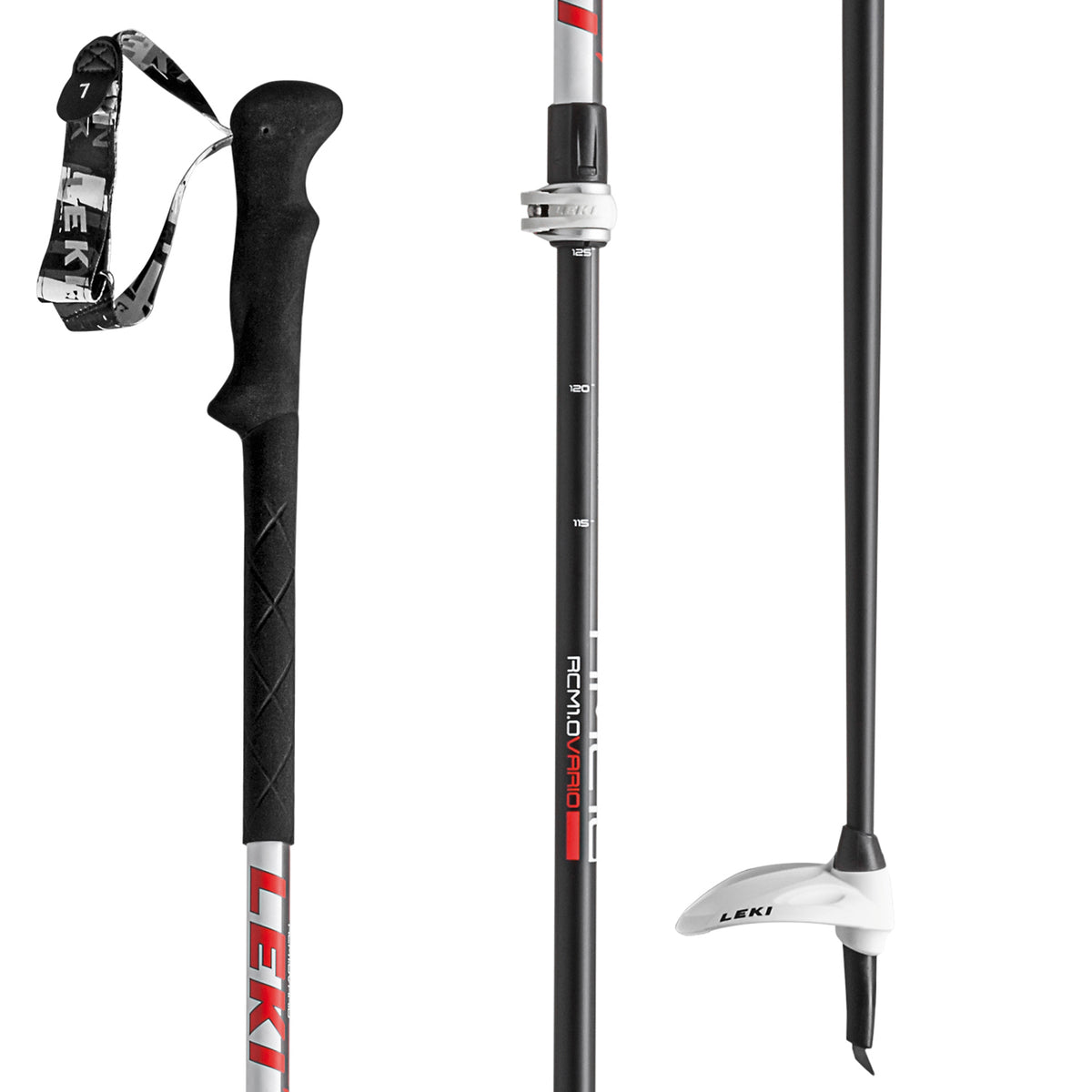 Leki RCM 1.0 Vario Adjustable Ski Poles 2019