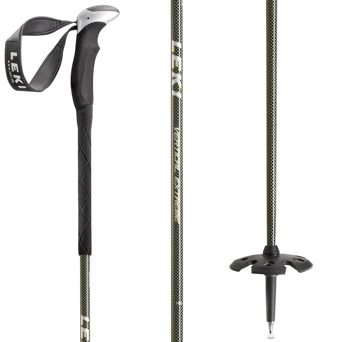 Leki Vertical Extreme Carbon Ski Poles 2019