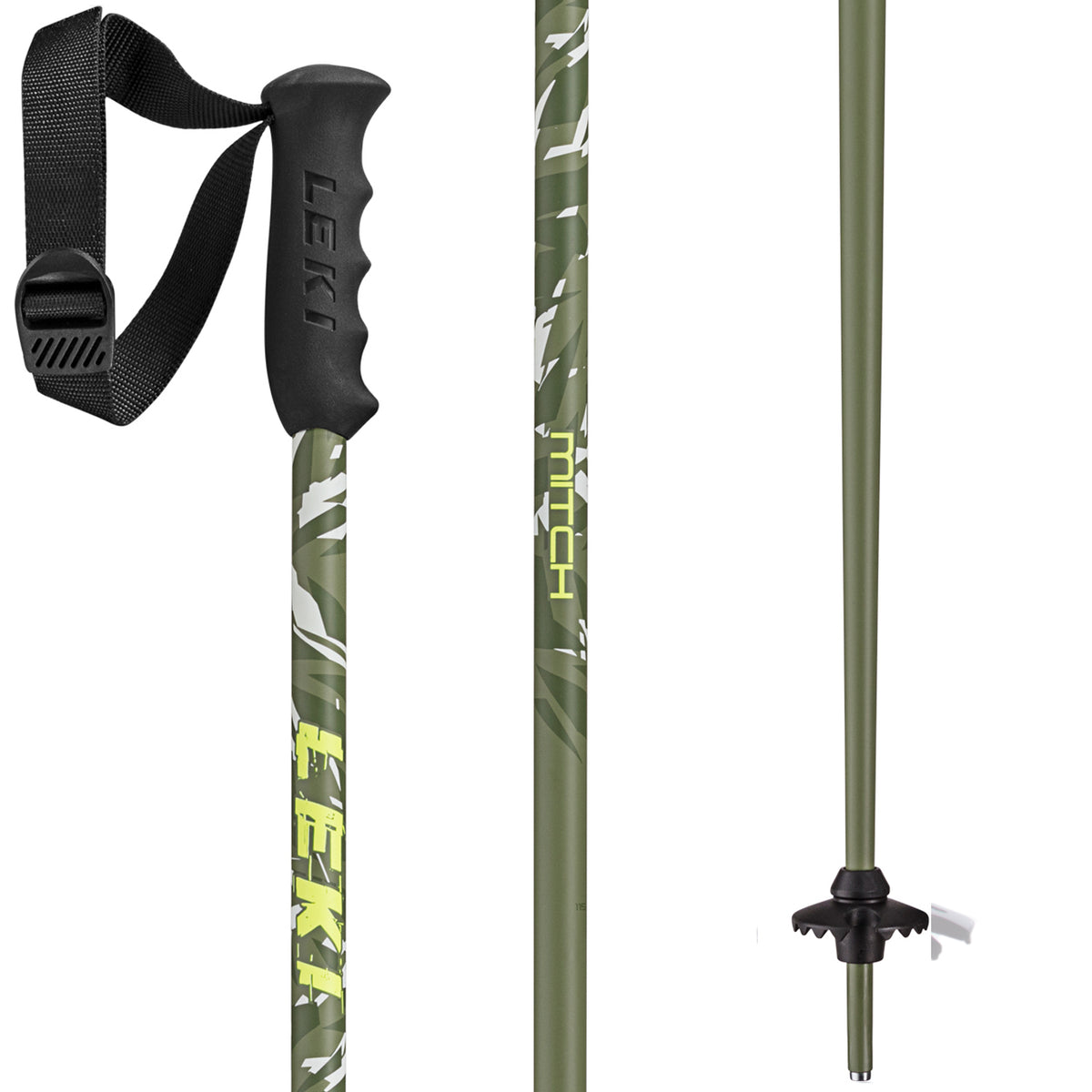 Leki Mitch Ski Poles 2018 Green