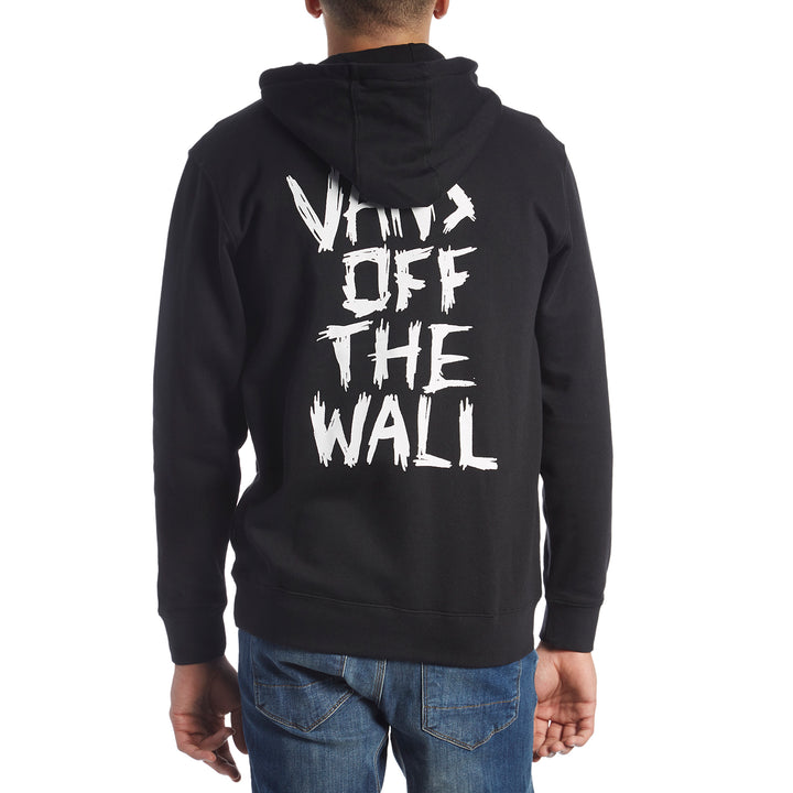 Vans Scratched Hoodie Black