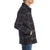 Filson Unlined Wool Cape Coat Black/Red/Gray Plaid