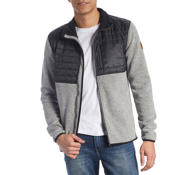 Quiksilver Into The Wild Fleece Light Grey Heather