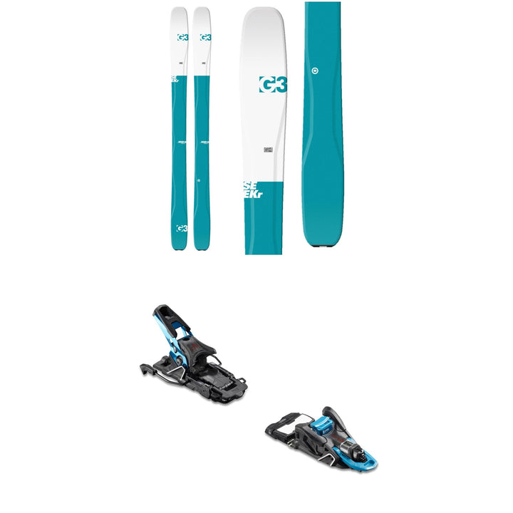 G3 SEEKr 100 Elle Skis - Women's 2020 + Salomon S/Lab Shift MNC Alpine Touring Ski Bindings 2020