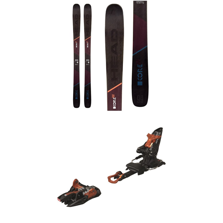Head Kore 99 W Skis 2020 + Marker Kingpin 10 Alpine Touring Ski Bindings - Women's 2020