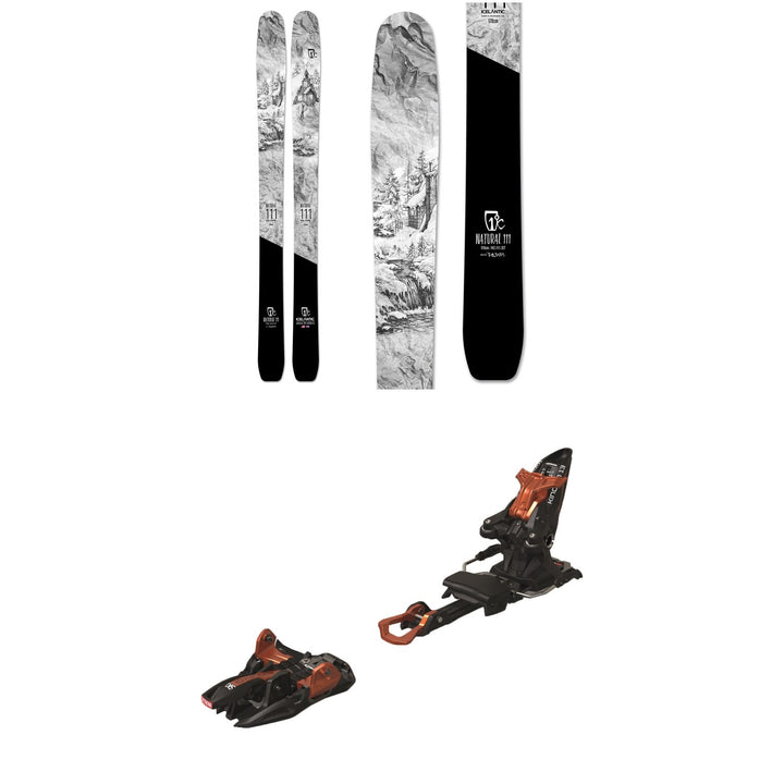 Icelantic Natural 111 Skis 2020 + Marker Kingpin 13 Alpine Touring Ski Bindings 2020