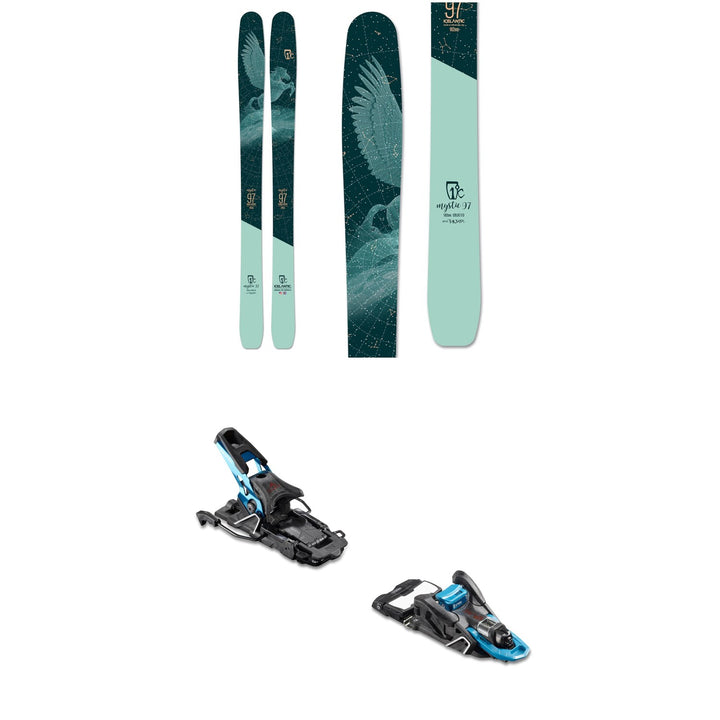 Icelantic Mystic 97 Skis 2020 + Salomon S/Lab Shift MNC Alpine Touring Ski Bindings - Women's 2020