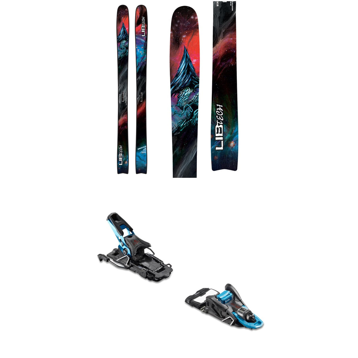 Lib Tech Wunderstick 106 Skis 2020 + Salomon S/Lab Shift MNC Alpine Touring Ski Bindings 2020