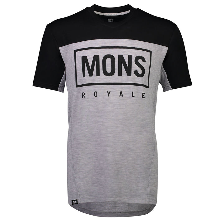 MONS ROYALE Redwood Enduro VT Jersey Black/Grey Marl