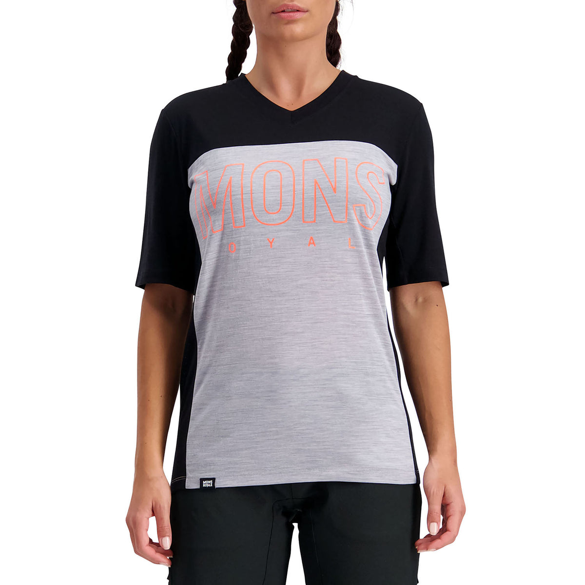MONS ROYALE Phoenix Enduro VT Jersey - Women's Black/Grey Marl